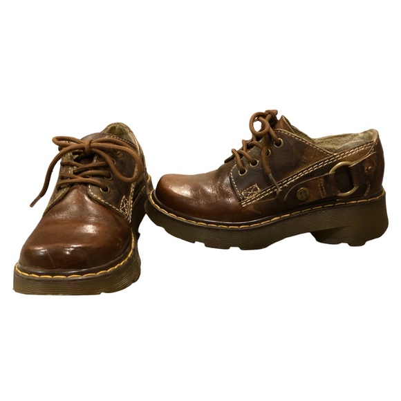 YK2 Doc Martens | Brown Platform Sigma Shoes (Women’s Size 6) - Picture 4 of 13